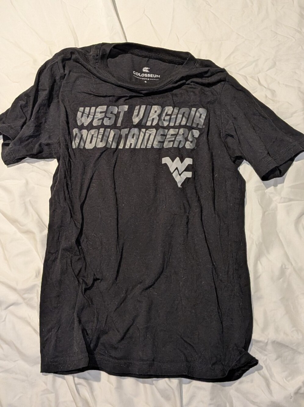 Colosseum West Virginia Mountaineers Black Graphic Tee